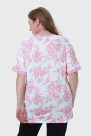 Polera Mujer Print Crudo