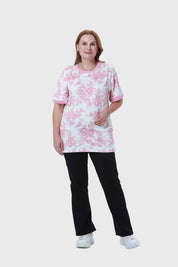 Polera Mujer Print Crudo