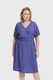 Vestido Mujer Campana Azul