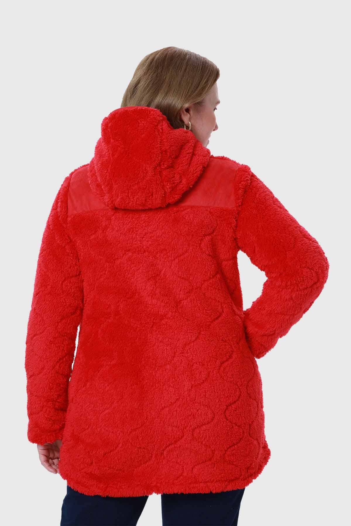 Polar Mujer Peludo Rojo