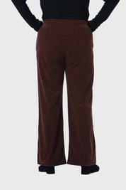 Pantalón Mujer Recto Café