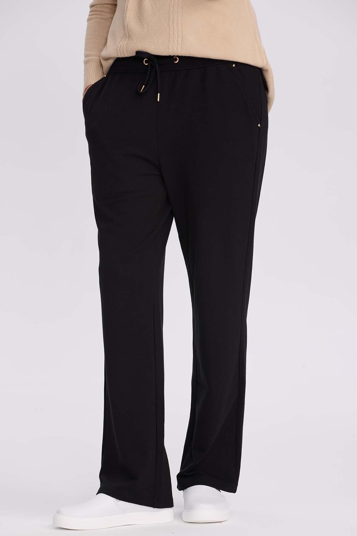 Pantalón Buzo Mujer Clásico Negro