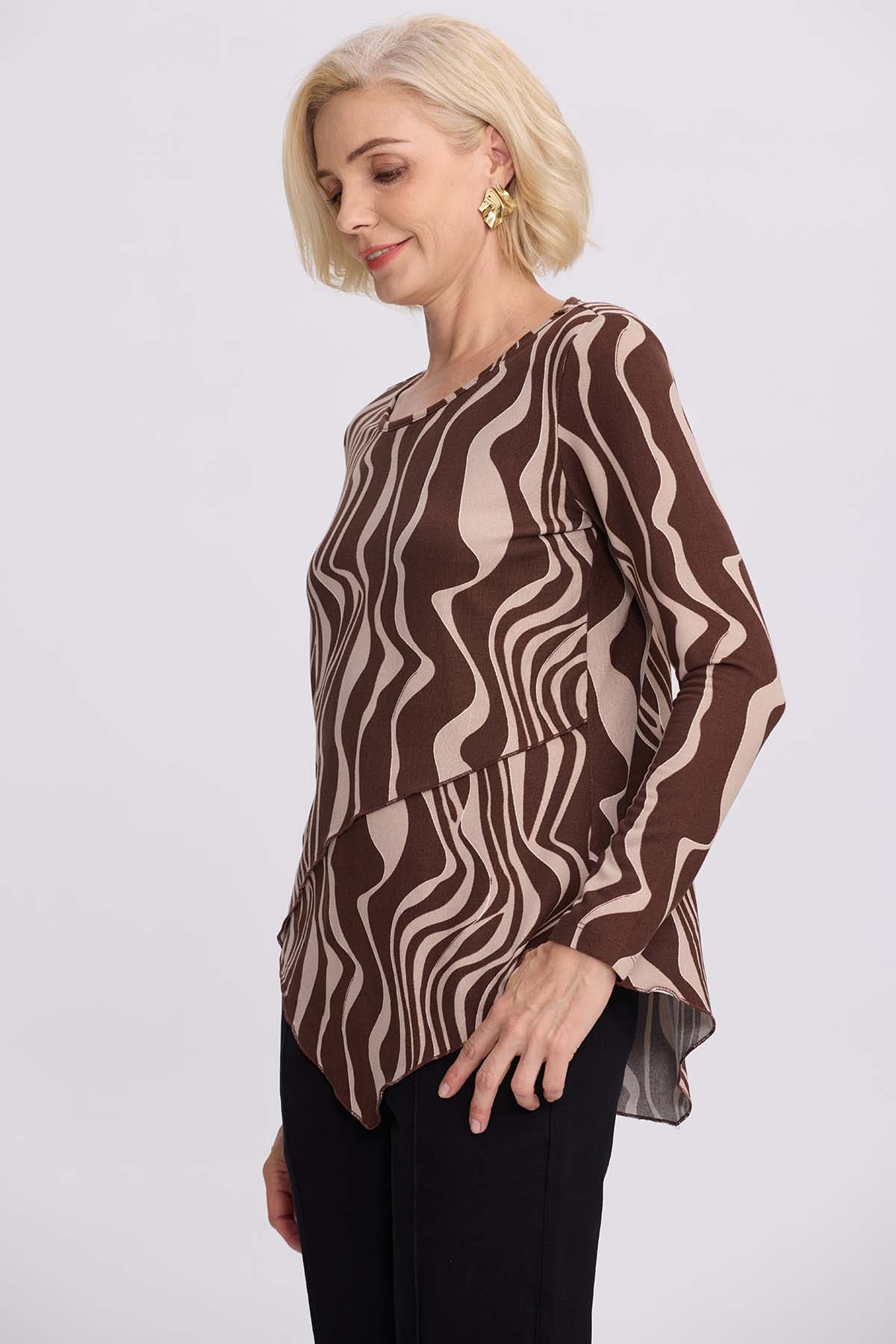 Sweater Mujer Casual Cafe