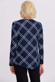 Sweater Mujer Casual Azul