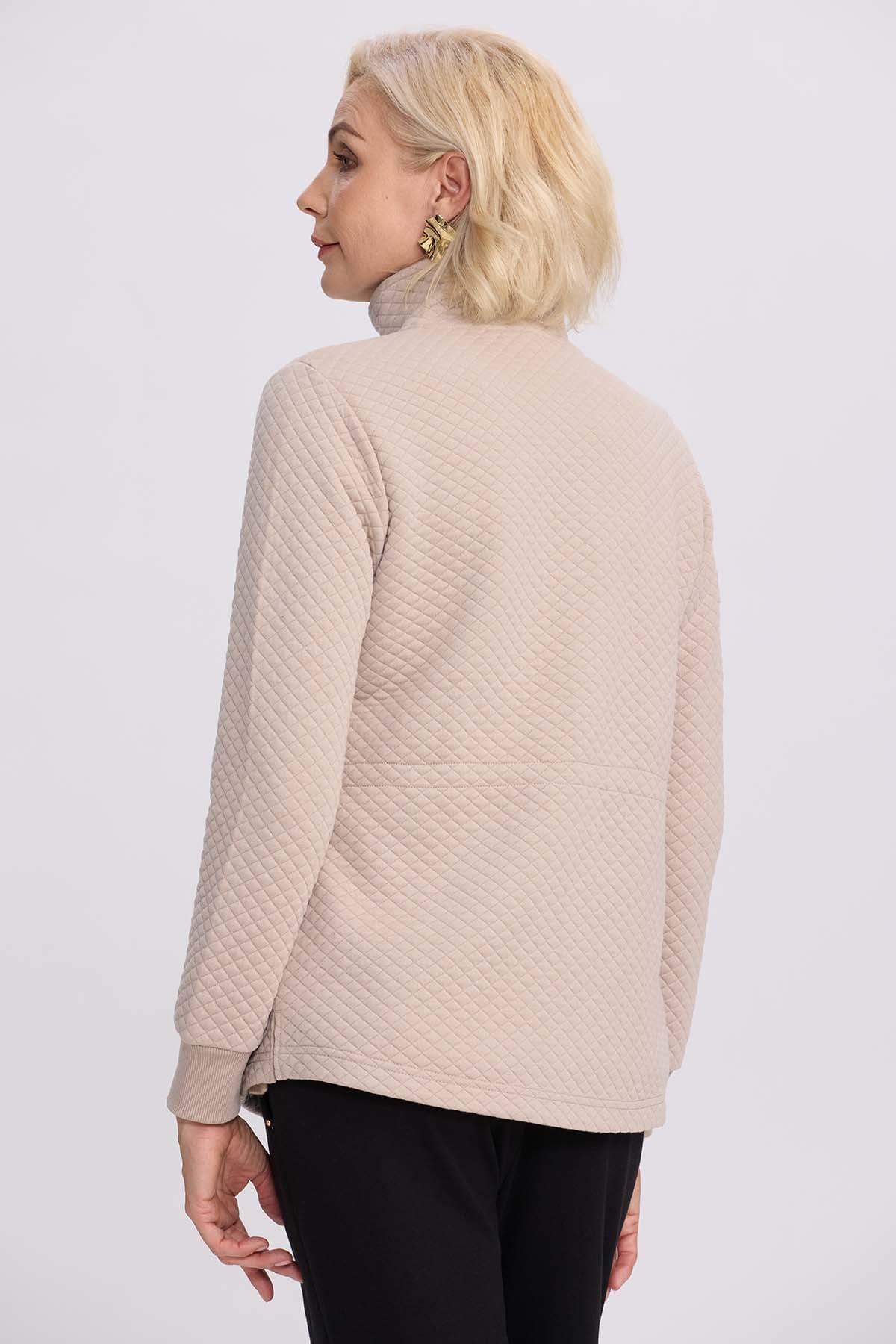 Polerón Mujer Cintura Ajustable Beige