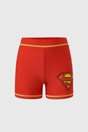Short De Baño Niño Superman Rojo