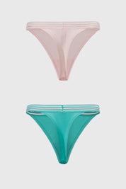 Calzón Mujer Bipack Colaless Sin Costuras Aqua