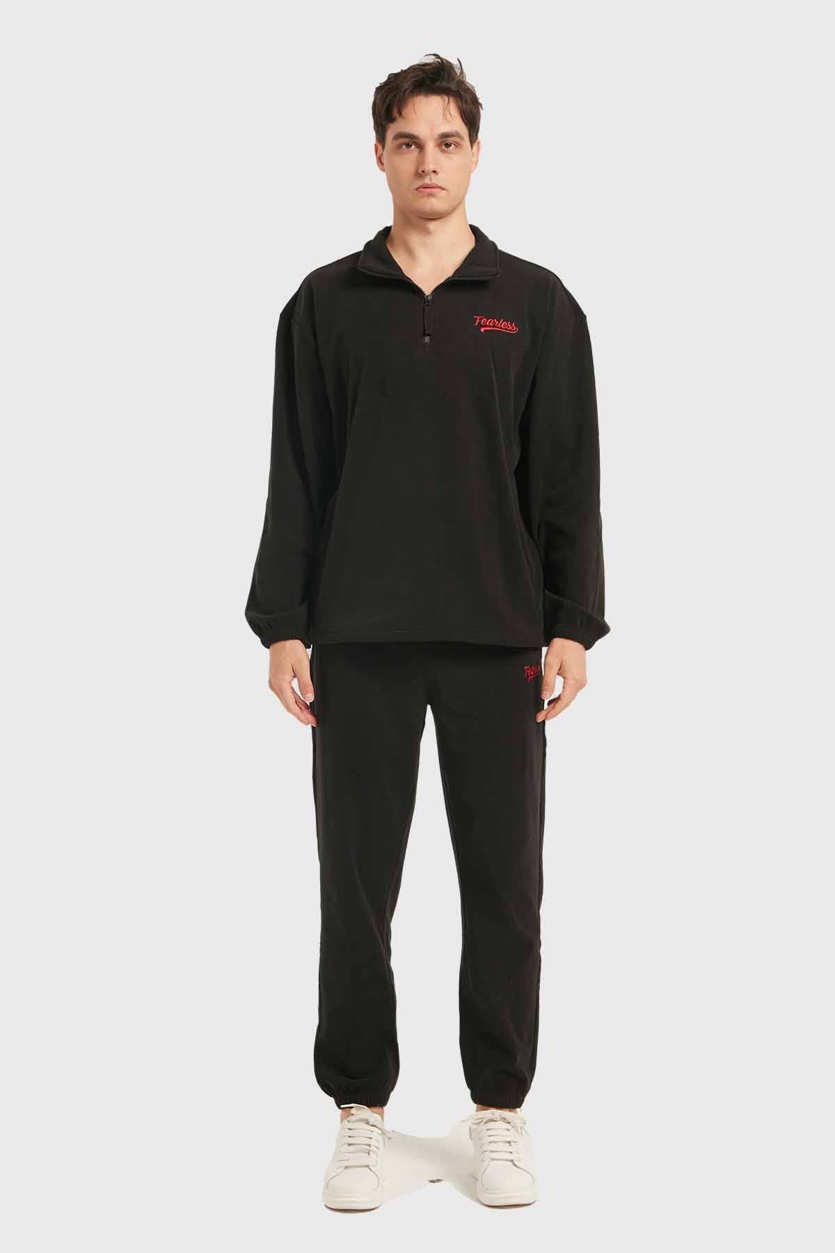 Polerón Hombre Medio Negro