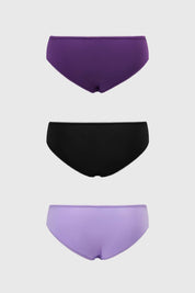 Calzón Mujer Bikini Algodón Lila