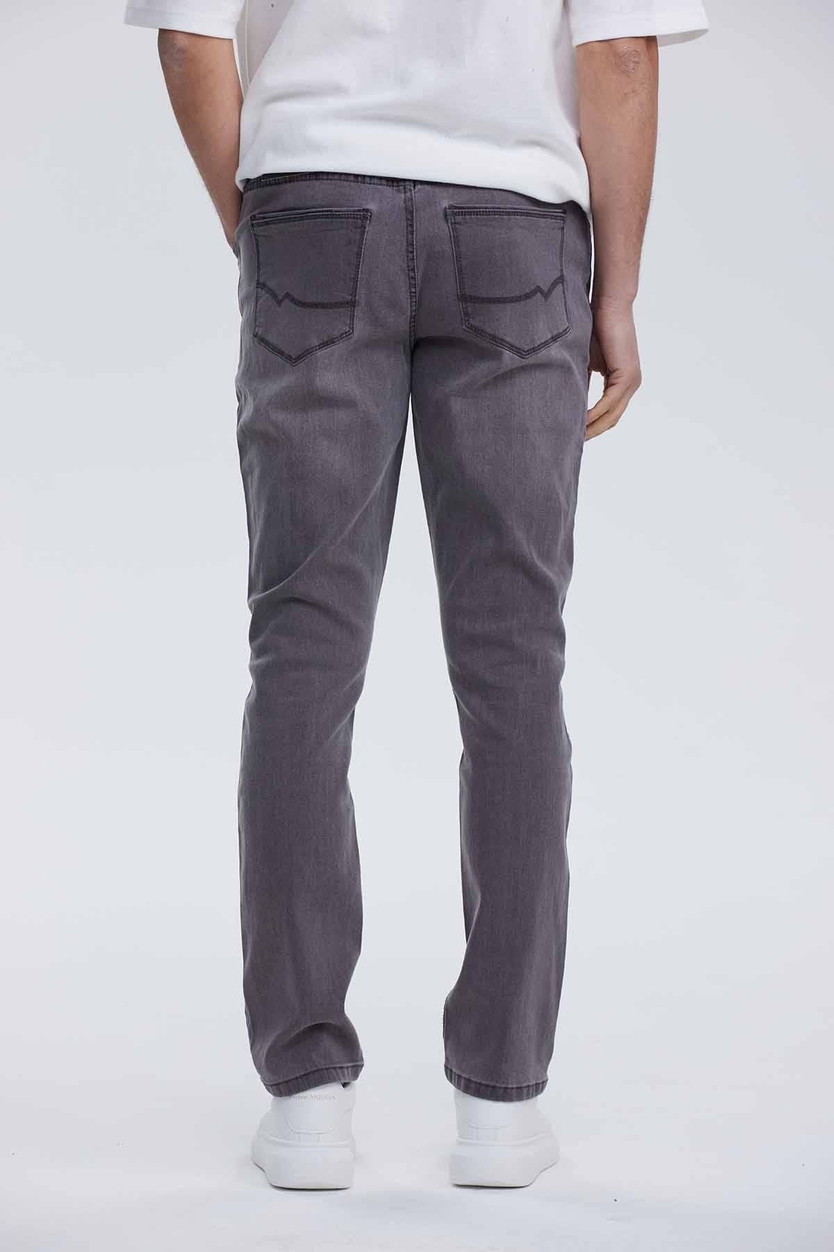 Jeans Hombre Slim Gris