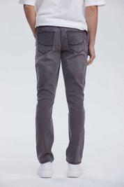 Jeans Hombre Slim Gris
