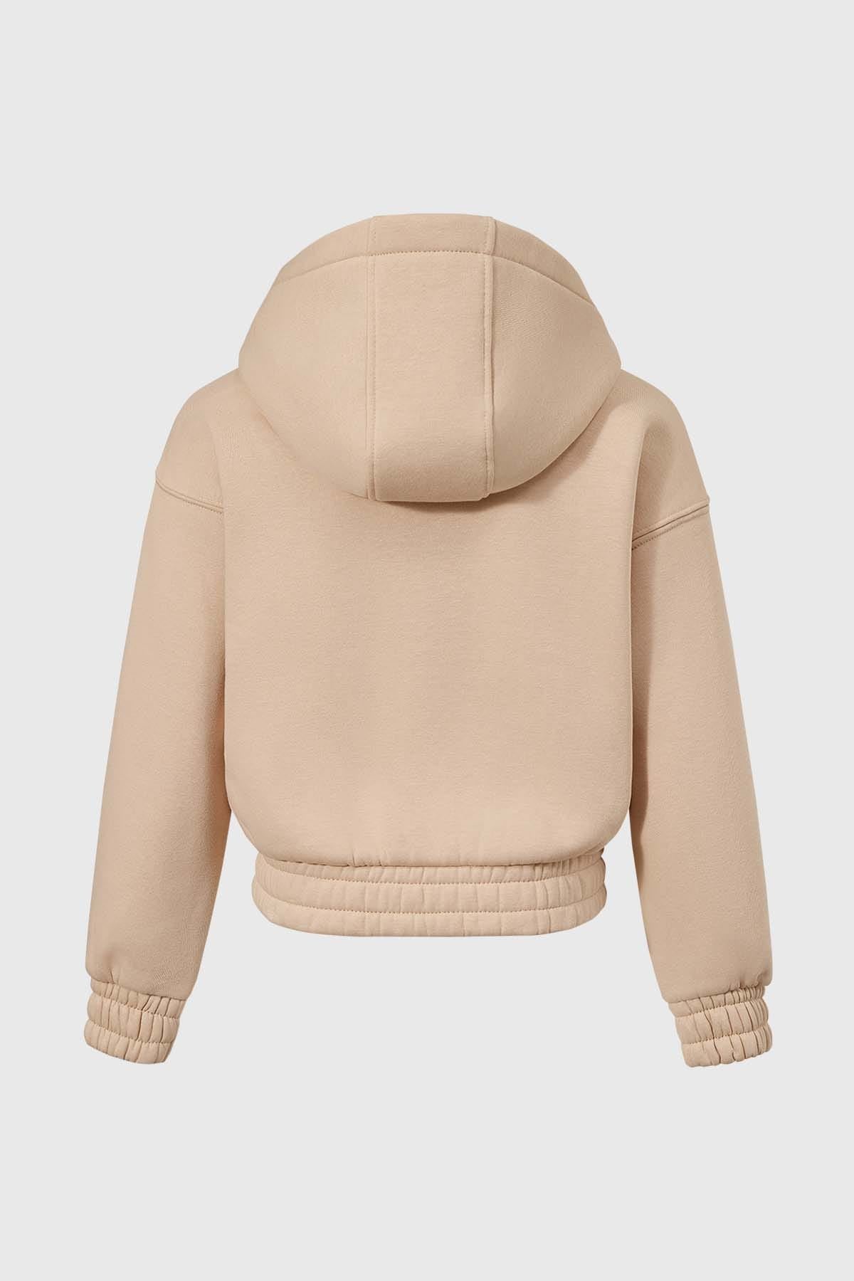 Polerón Niña Lentejuelas Beige