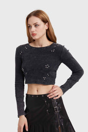 Polera Mujer Joyas Negro