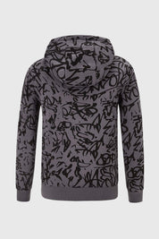 Polerón Niño Print Gris