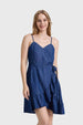 Vestido Mujer Largo Azul