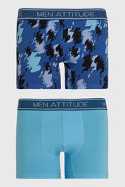 Boxer Hombre Bipack Celeste