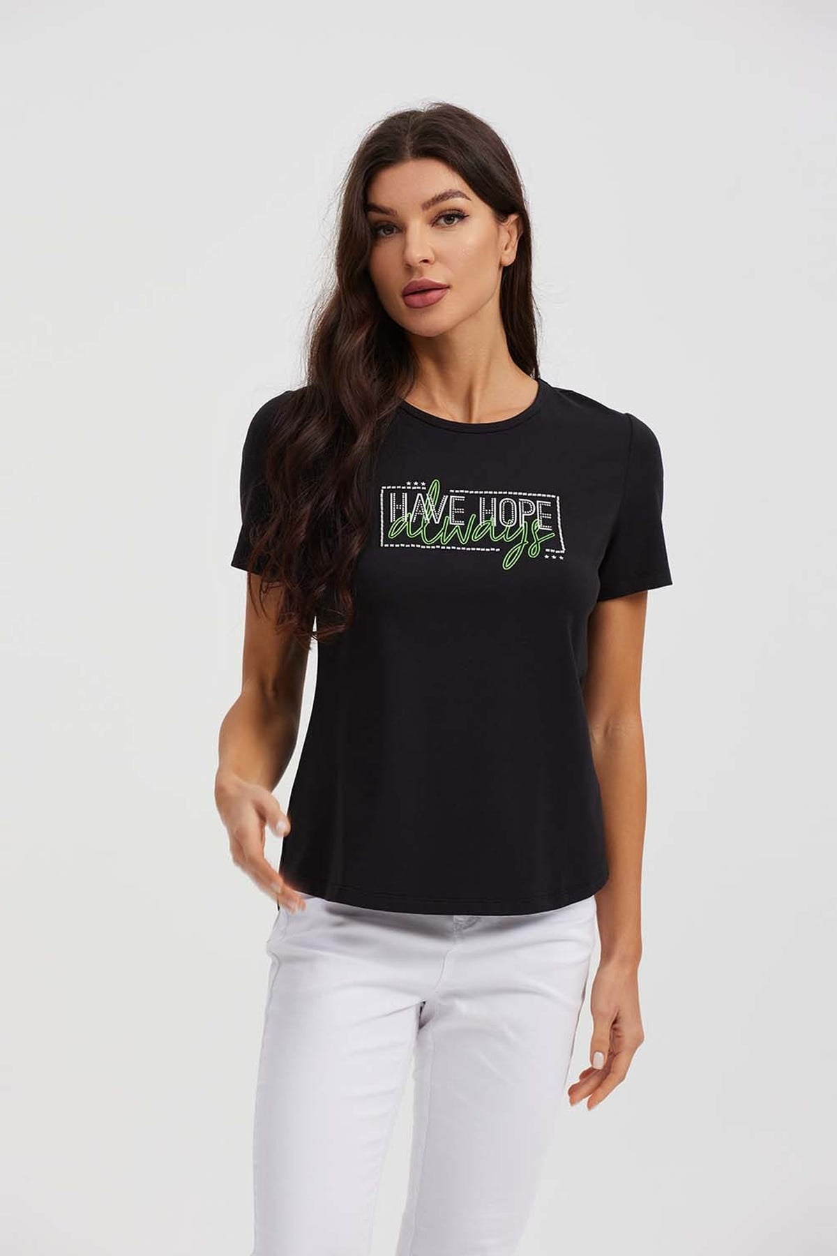 Polera Algodon Poleras Estampadas Por Mayor Poleras Negras Poleras