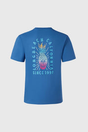 Polera Niño Estampado Azul