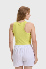 Polera Mujer Rib Verde