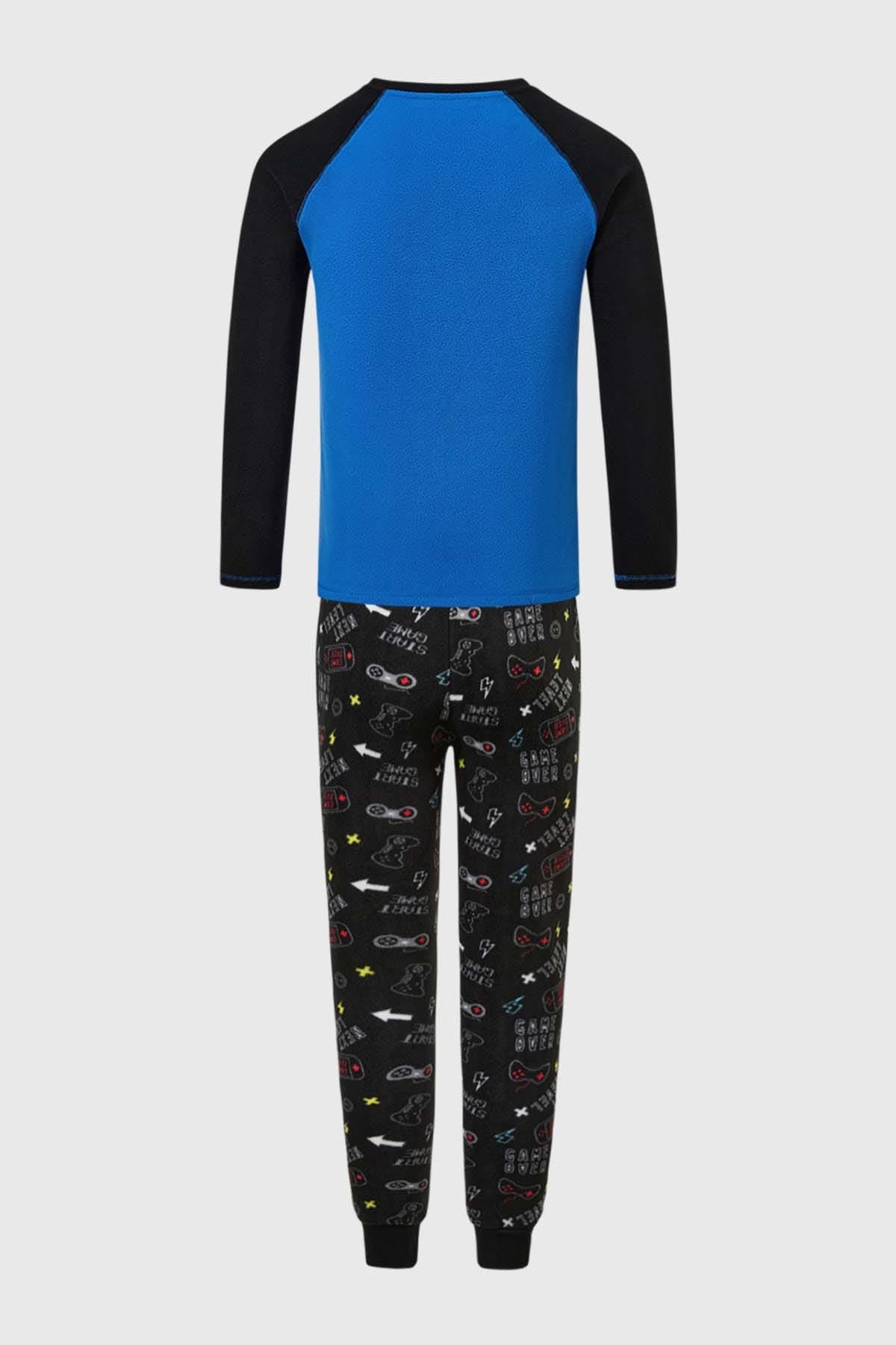 Pijama Niño Polar Negro
