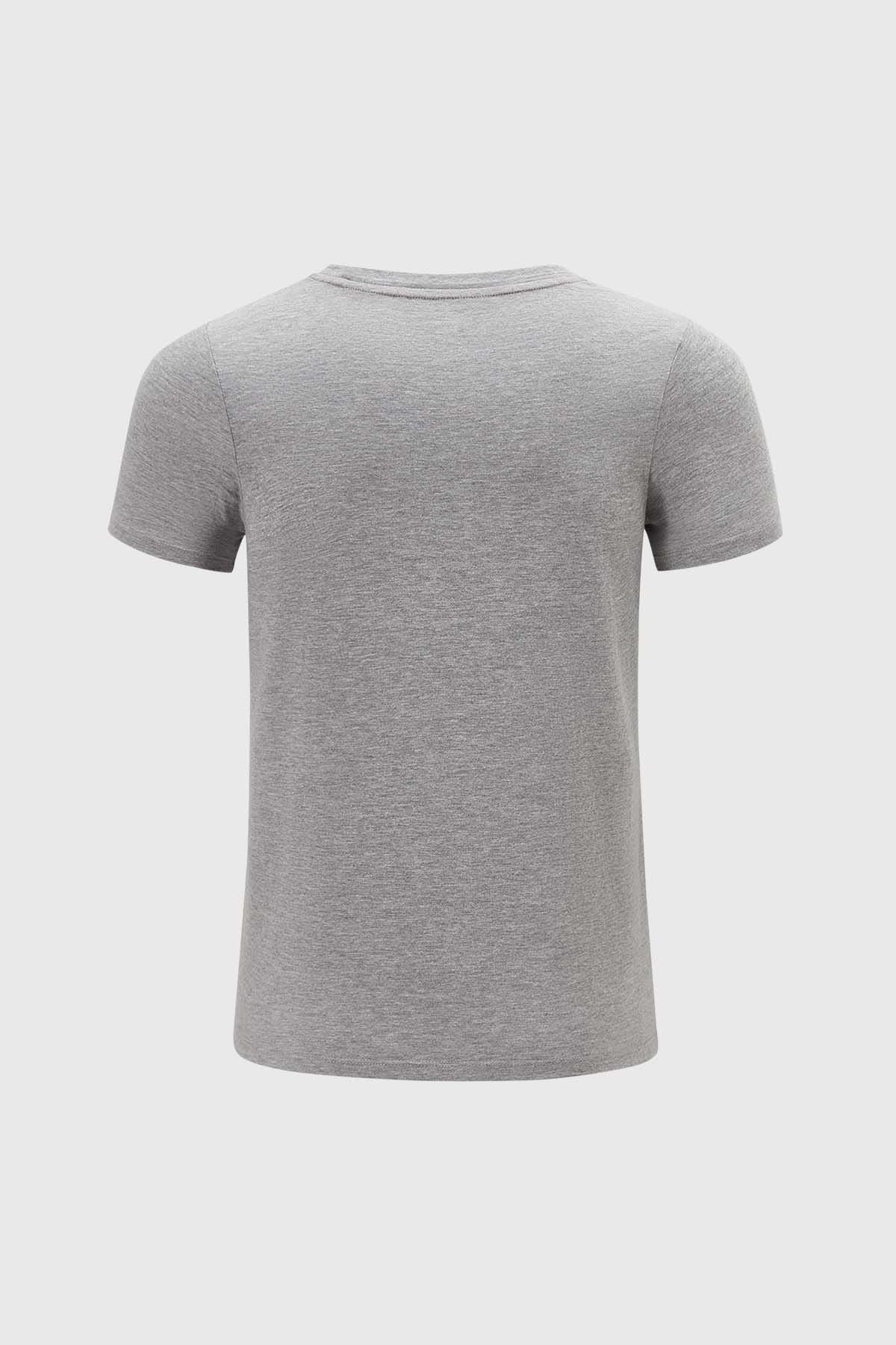 Polera Niño Print Gris