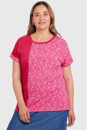 Polera Bloque Magenta