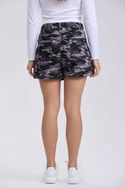 Falda Mujer Gastada Militar Verde