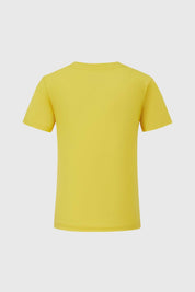 Polera amarilla para niño con estampado de Bob Esponja y Patrick.