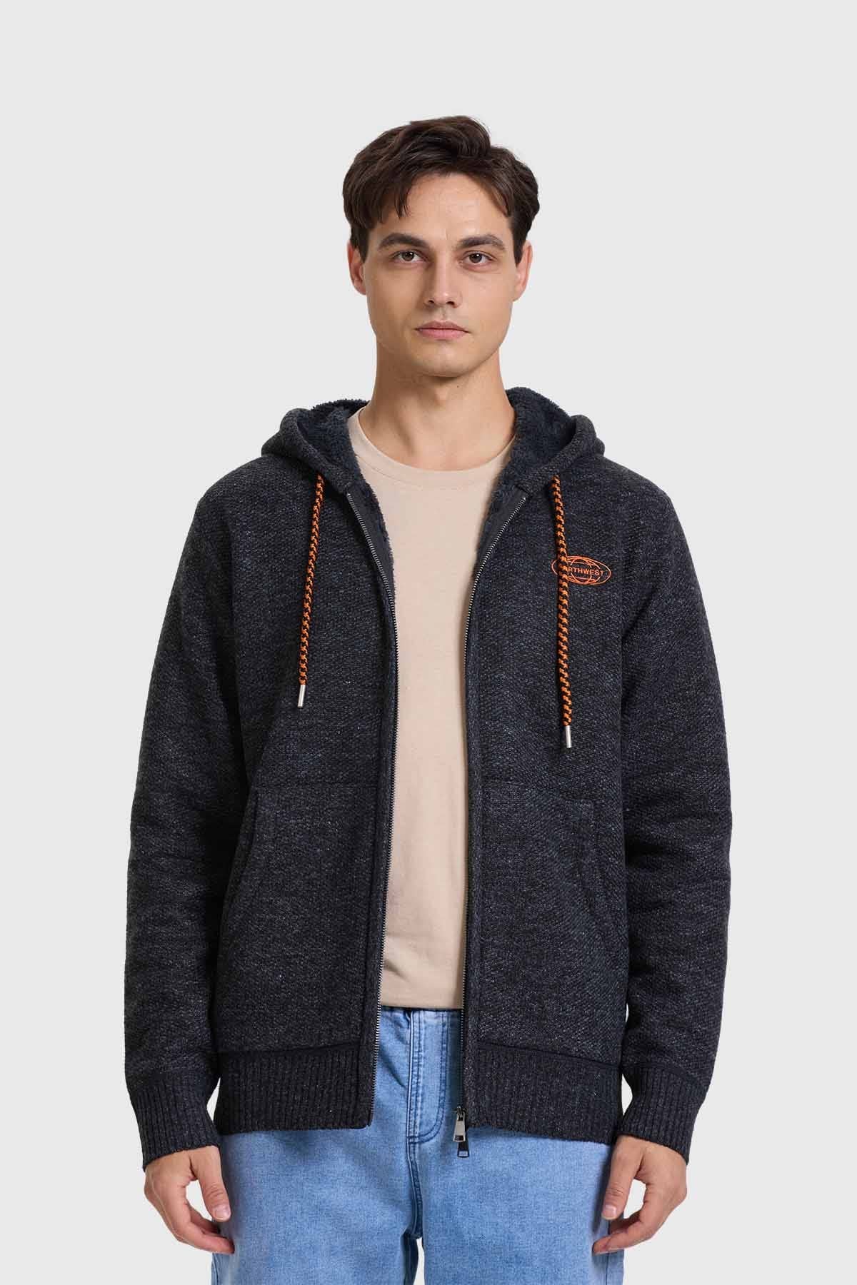 Poleron Polar Basico Hombre Poleron Manga Larga Crewneck Básico