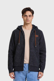 Polerón Hombre Con Polar Negro