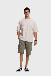 Polera Hombre Oversize Beige