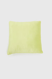 Cojín Unisex Velvet Liso Verde Limon