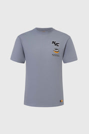 Polera Niño Print Con Gris