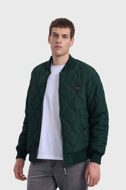Chaqueta Hombre Bomber Verde