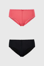 Calzón Mujer Bipack Pantaleta Culotte Rosa