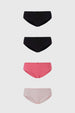 Calzón Mujer Bikini Algodón Palo Rosa
