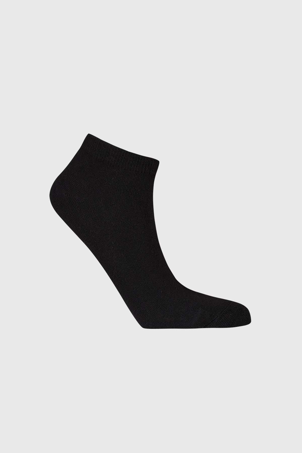 Calceta Deportiva Mujer Tripack Negro