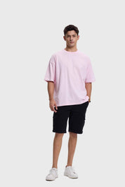 Polera Hombre Oversize Rosado
