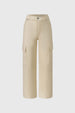 Pantalón Niña Cargo Tiras Beige