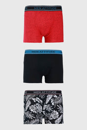 Boxer Hombre Tripack Rojo