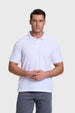 Polera Hombre Piqué Básica Blanco