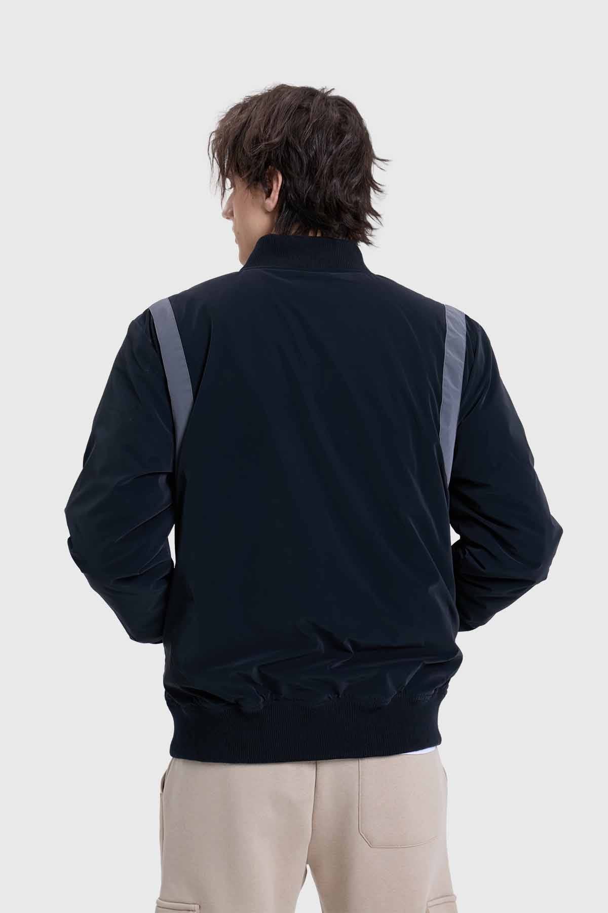Chaqueta Hombre Bomber Negro