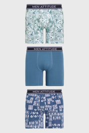 Boxer Hombre Tripack Gris