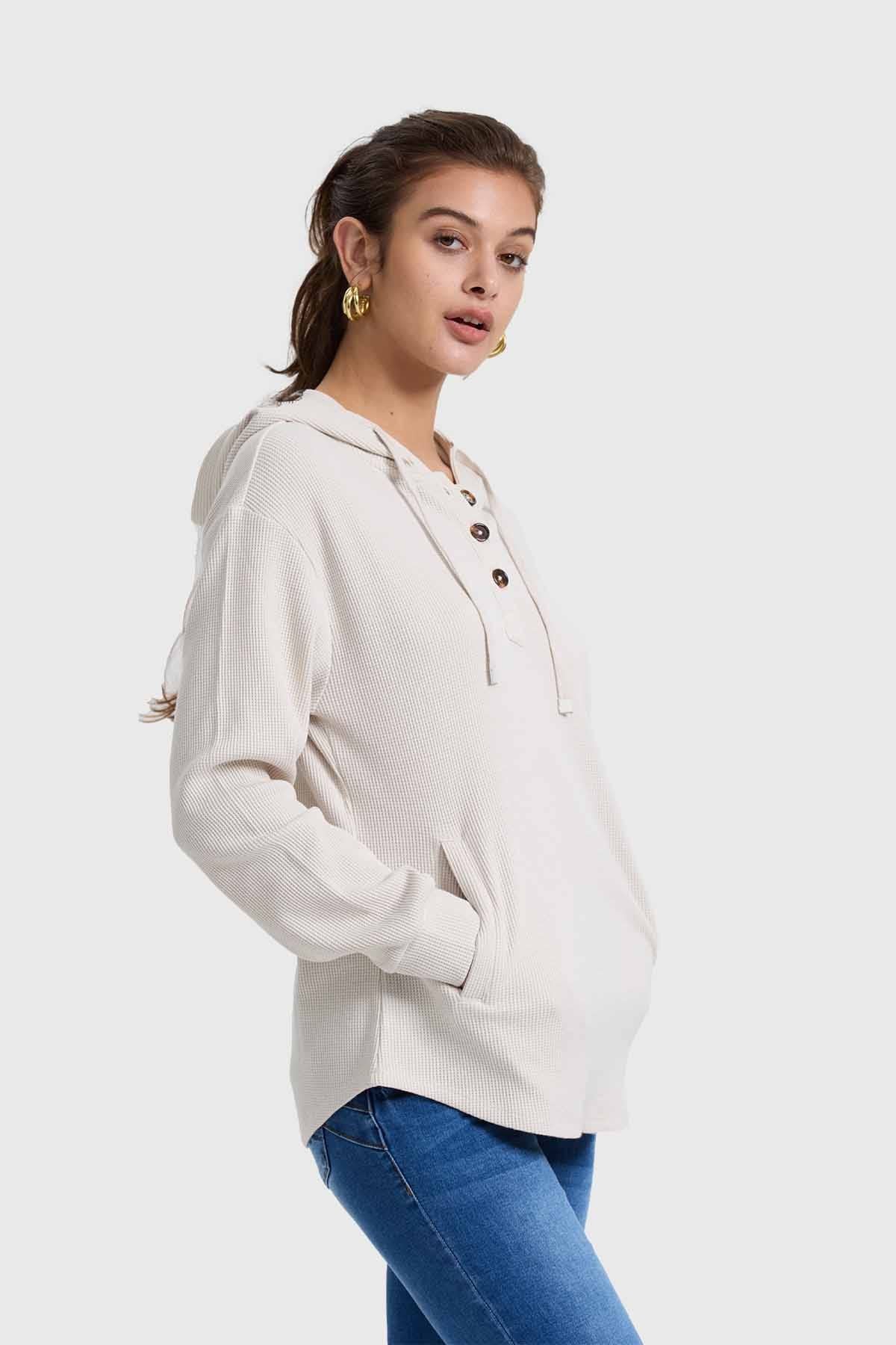 Polerón Mujer Cerrado Arena