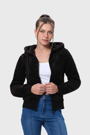 Polar Mujer Peludo Negro