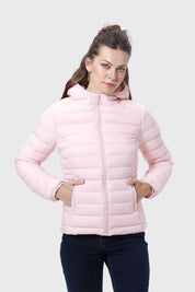 Parka Mujer Corta Plummy Palo Rosa