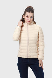 Parka Mujer Corta Plummy Beige