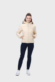 Parka Mujer Corta Plummy Beige