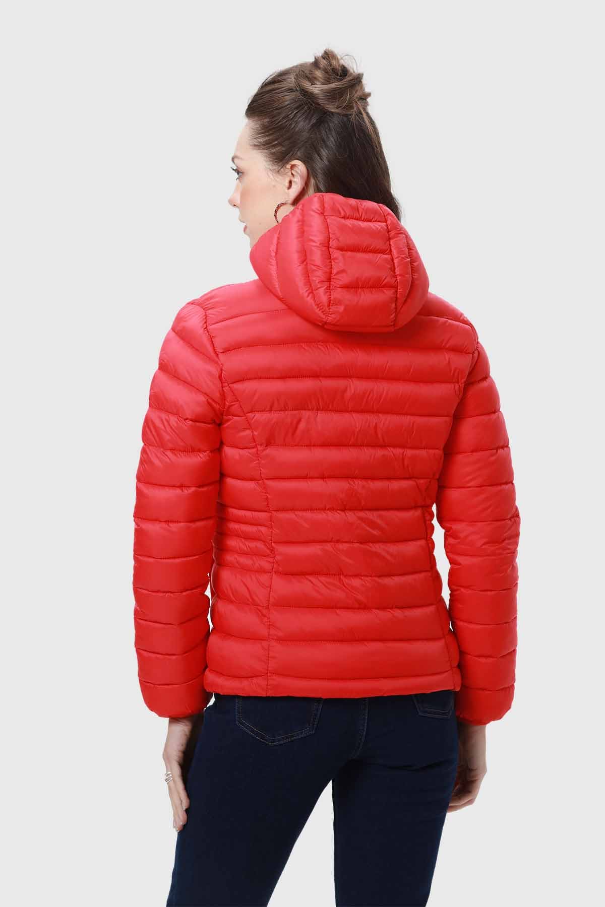 Parka Mujer Corta Plummy Rojo