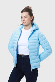 Parka Mujer Corta Plummy Celeste